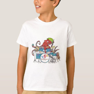 Camiseta Batería descalzo del pulpo del surco