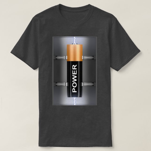 Camiseta Batería eléctrica (Diseño del anverso)