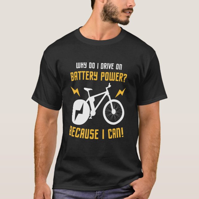 Camiseta Batería eléctrica de la batería de la bicicleta E  (Anverso)