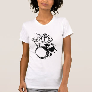 Camiseta Batería enrrollado