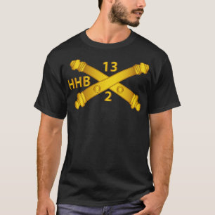 Camiseta Batería HQ y HQ 2nd Bn 13th Field Artillery Re