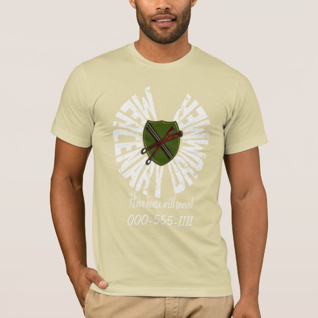 Camiseta batería mercenario (Anverso)