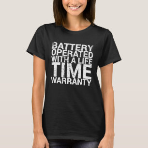 Camiseta Batería Operada Con Garantía De Tiempo De Vida Par