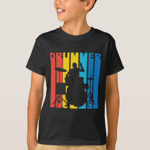 Camiseta Batería retro