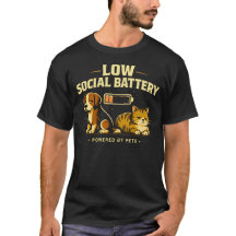 Batería Social Baja Perro y Gato Divertidos para I