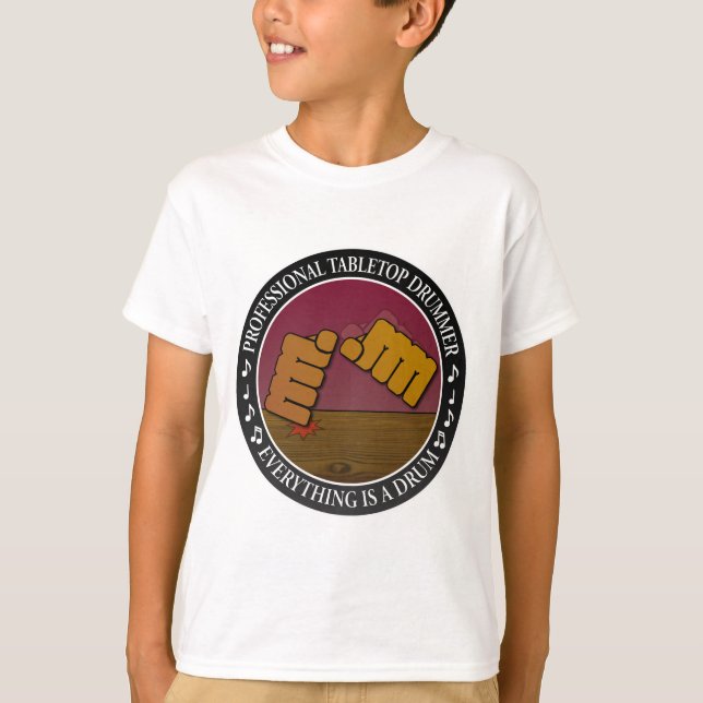 Camiseta Batería tablero (Anverso)