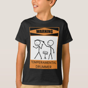 Camiseta Batería temperamental amonestador