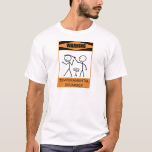Camiseta Batería temperamental amonestador