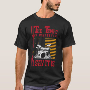 Camiseta Batería Tempo Baterista