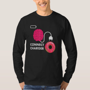 Camiseta Batería vacía del cargador de conexión de anillos