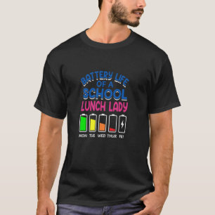 Camiseta Batería Vida de un colegio Lunch Lady cafetería di