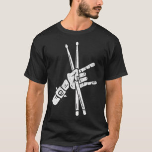 Camiseta Baterías Bateristas Hombres Niños