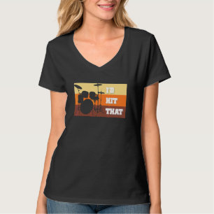 Camiseta Baterista Antiguo Que Golpearía Ese Tambor de Perc