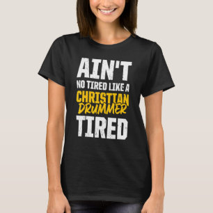Camiseta Baterista Cristiano Iglesia Alabanza Tocador de Ta