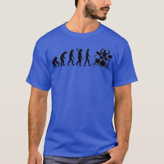 Camiseta Baterista de evolución