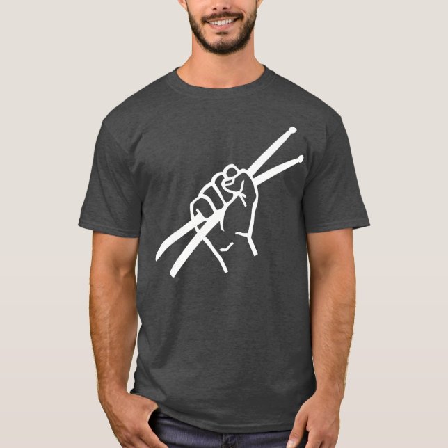 Camiseta Baterista de tambores (Anverso)