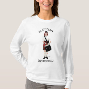 Camiseta Baterista escocesa - Femenina