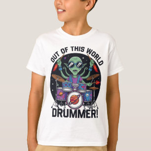 CAMISETA BATERISTA FUERA DEL MUNDO