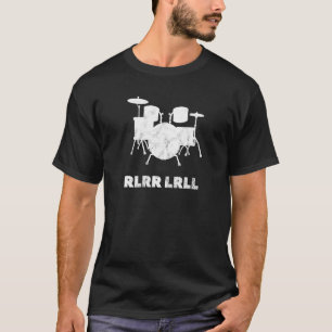 Camiseta Baterista Insider Baterista y Batería RLRR LRLL