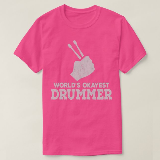 Camiseta Baterista más oscuro del mundo (2) (Diseño del anverso)