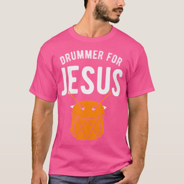 Camiseta Baterista Para Jesús Tri-Blend (Anverso)