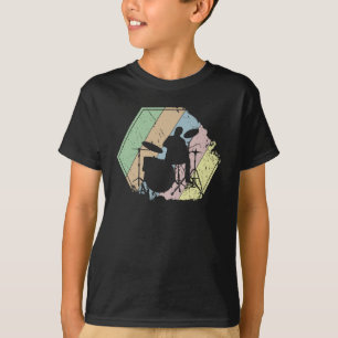 Camiseta Baterista Retro