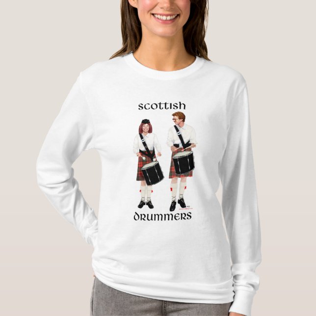 Camiseta Bateristas Escoceses (Anverso)