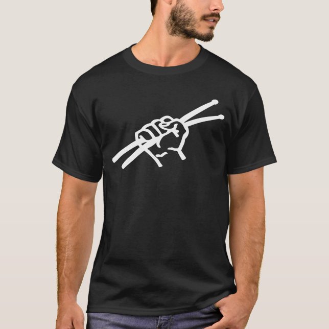 Camiseta batero-camisetas música (Anverso)