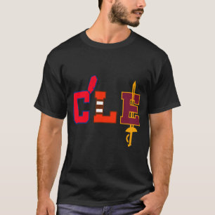 Camiseta Bates de béisbol de Cleveland Diseño vintage de Oh