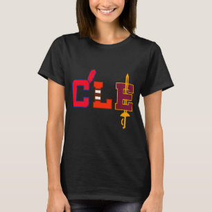 Camiseta Bates de béisbol de Cleveland Vintage Ohio Cle Ret