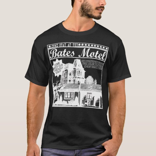 Camiseta Bates Motel - Blanco (Anverso)