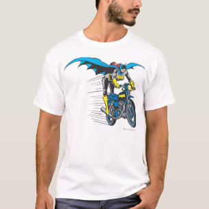 Camiseta Batgirl sobre Batcycle
