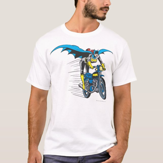 Camiseta Batgirl sobre Batcycle (Anverso)