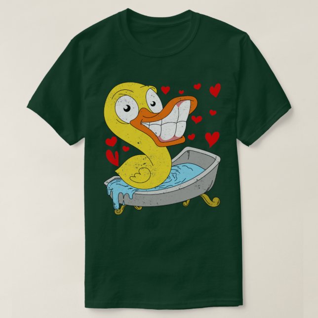 Camiseta Bath Toy Duckke Ducky Funny Rubber Duck (Diseño del anverso)