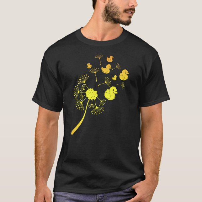 Camiseta Bath Toy Rubber Duck Dandelion Squeaky Duck (Anverso)