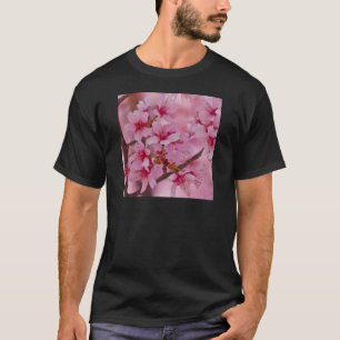 Camiseta Bathin in Pink Japanese Cherry Blossoms