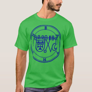 Camiseta Bathin Sigil sabe las virtudes del azul de hierbas