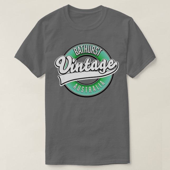 Camiseta Bathurst australia estilo vintage (Diseño del anverso)