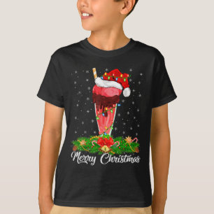 Camiseta Batido Amante Gorro de Santa Pareo Batido Chris