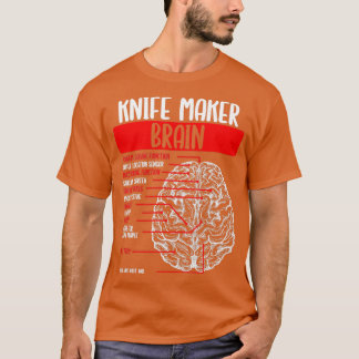 Camiseta Batido Bladesmith Cerebro Forging Knife Maker T