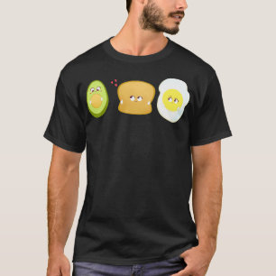 Camiseta Batido de aguacate Ilustracion de brunch divertido