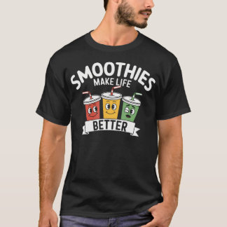 Camiseta Batidoras De Frutas Smoothies Playa Verano Amante 