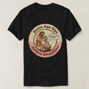 Camiseta Batidos de Cavernícola Mezcla Antigua