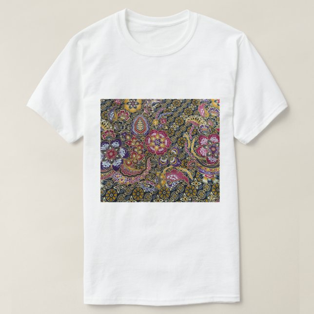 Camiseta Batik Cambodian Sarong (Diseño del anverso)