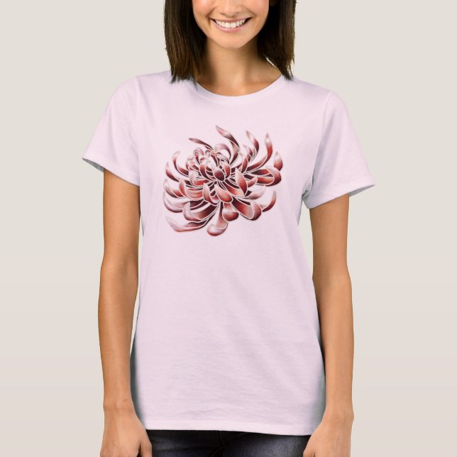 Camiseta Batik Chrysanthemum (Anverso)