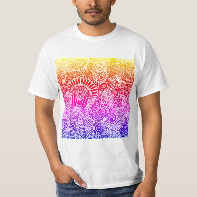 Camiseta Batik Indonesia Motif (Anverso)