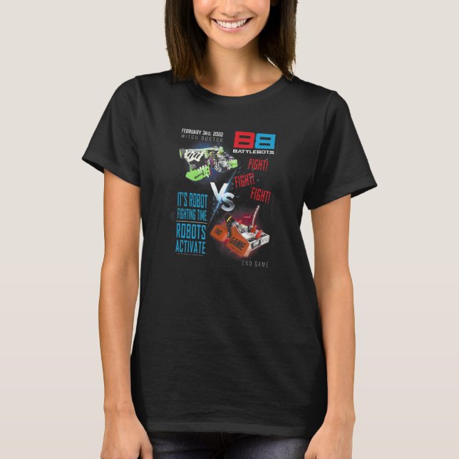 Camiseta Batlebots 3 de febrero Evento principal Médica de  (Anverso)
