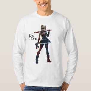 Camiseta Batman Arkham Knight   Harley Quinn con murciélago