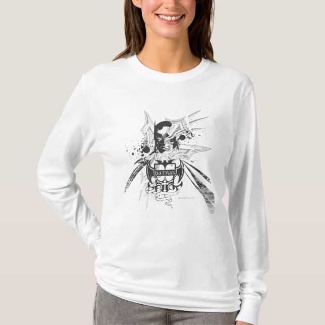 Camiseta Batman Blue Cityscape (Anverso)