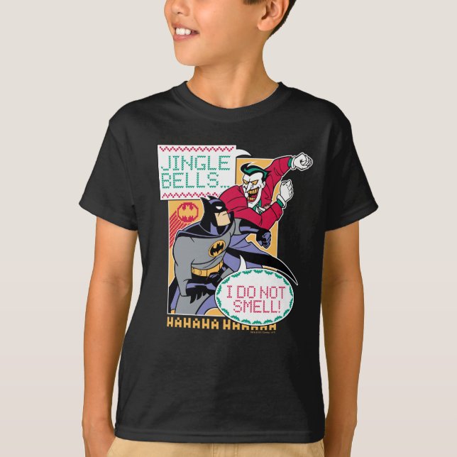 Camiseta Batman | Campanas de jingle, ¡No Huelo! (Anverso)